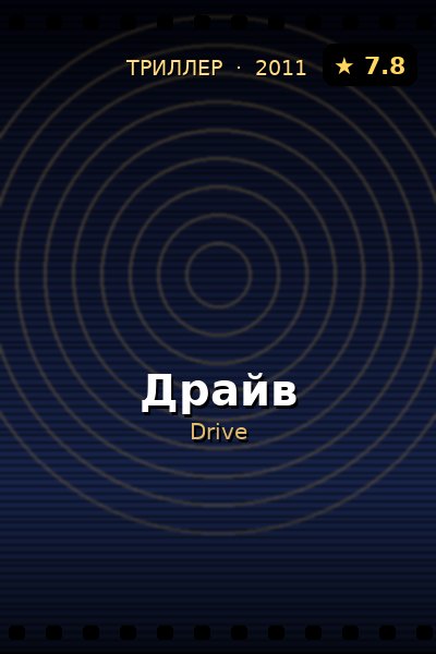 Постер: Драйв
